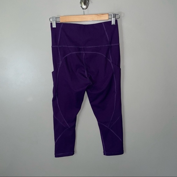 Funani Purple Capri Leggings - Picture 3 of 4